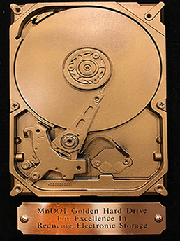 Photo: Golden Hard Drive.